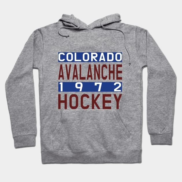Colorado Avalanche Classsic Hoodie by Medo Creations